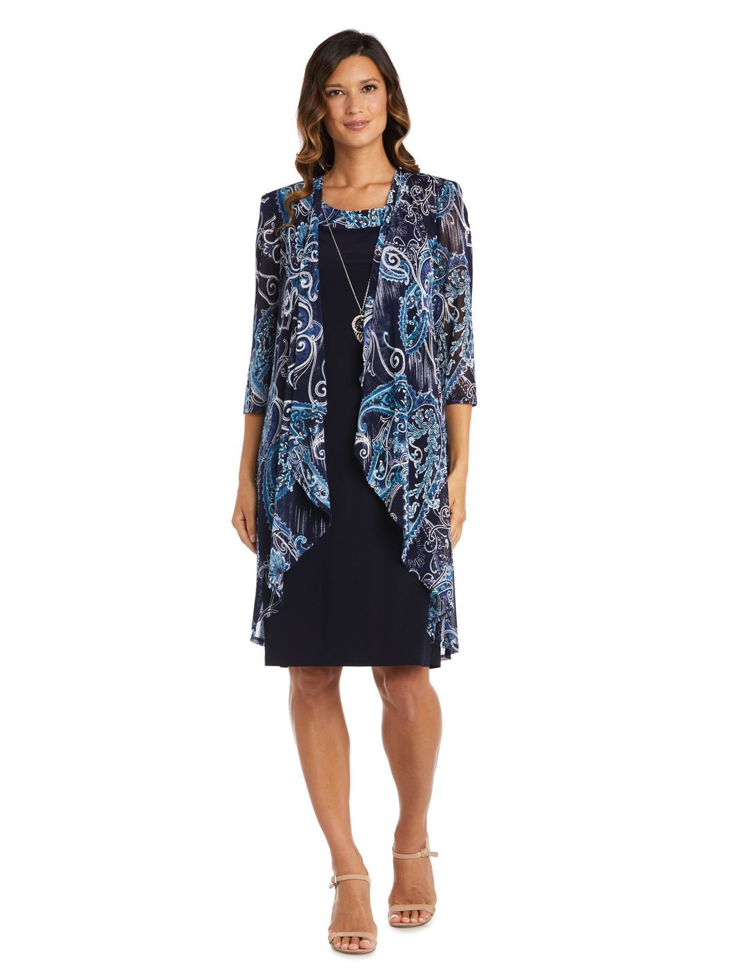 Two-Piece Printed Jacket and Dress Set sold by Lord & Taylor product image thumbnail 7