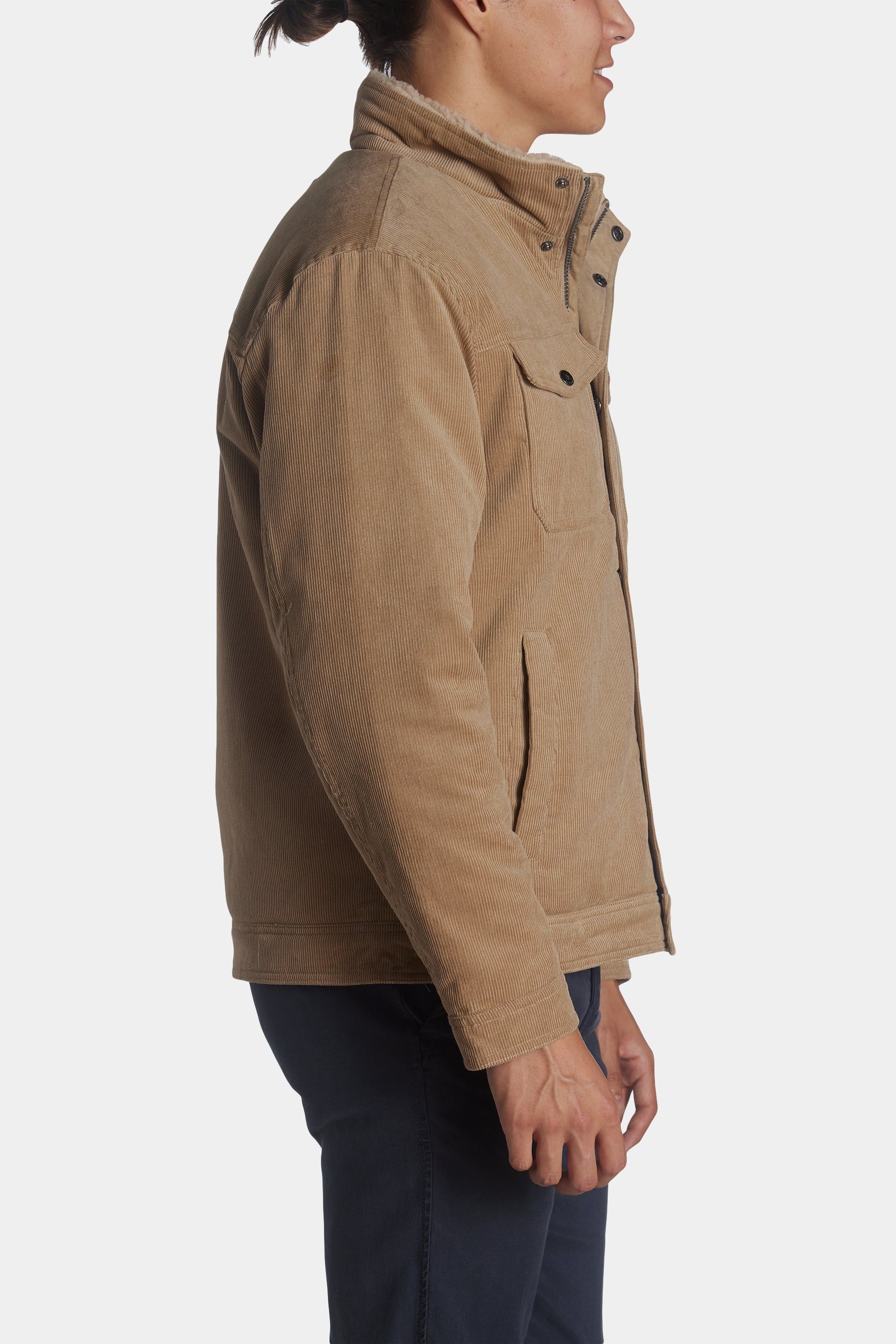 Corduroy Sherpa Lined Trucker Jacket sold by Lord & Taylor product image thumbnail 12