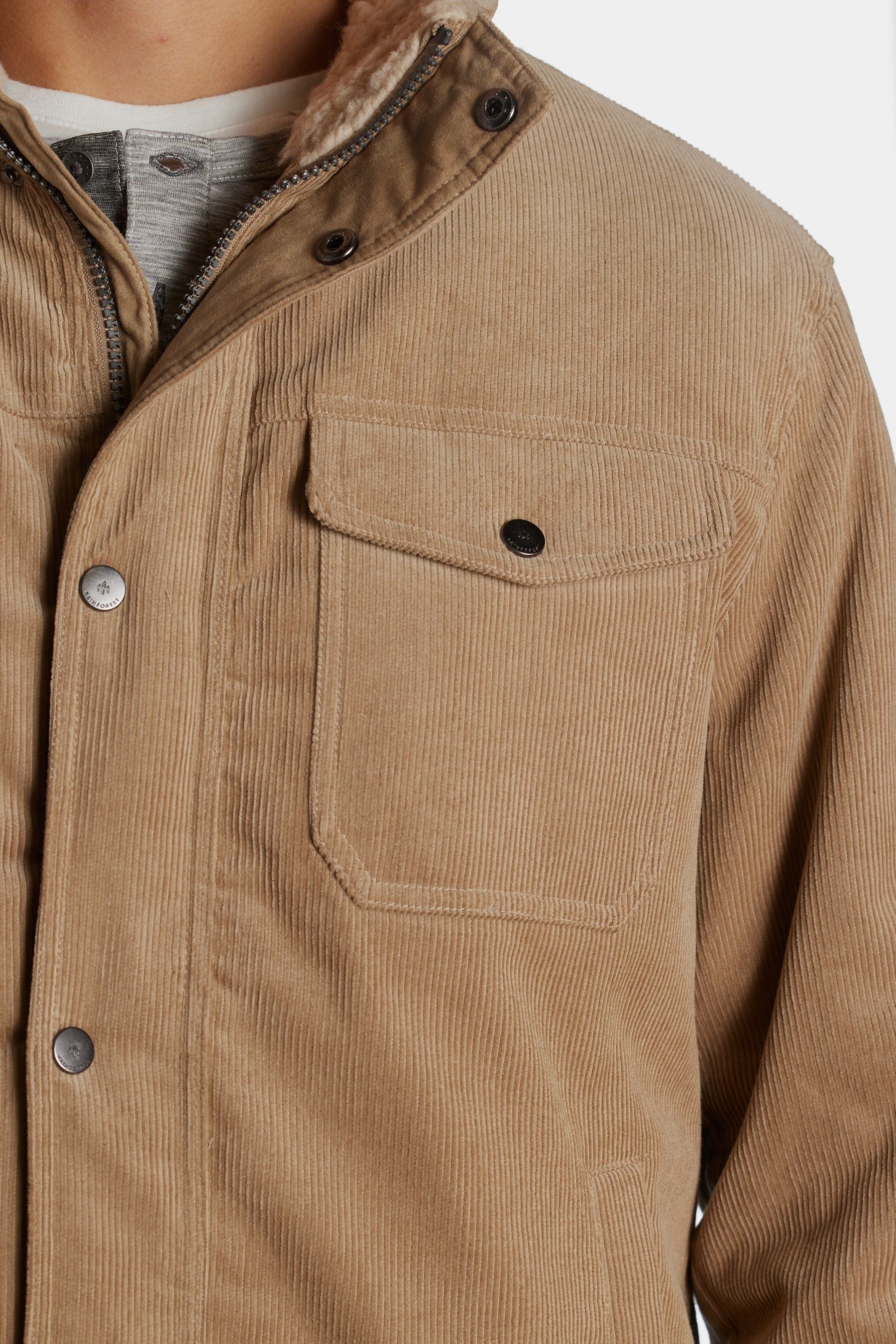 Corduroy Sherpa Lined Trucker Jacket sold by Lord & Taylor product image thumbnail 10