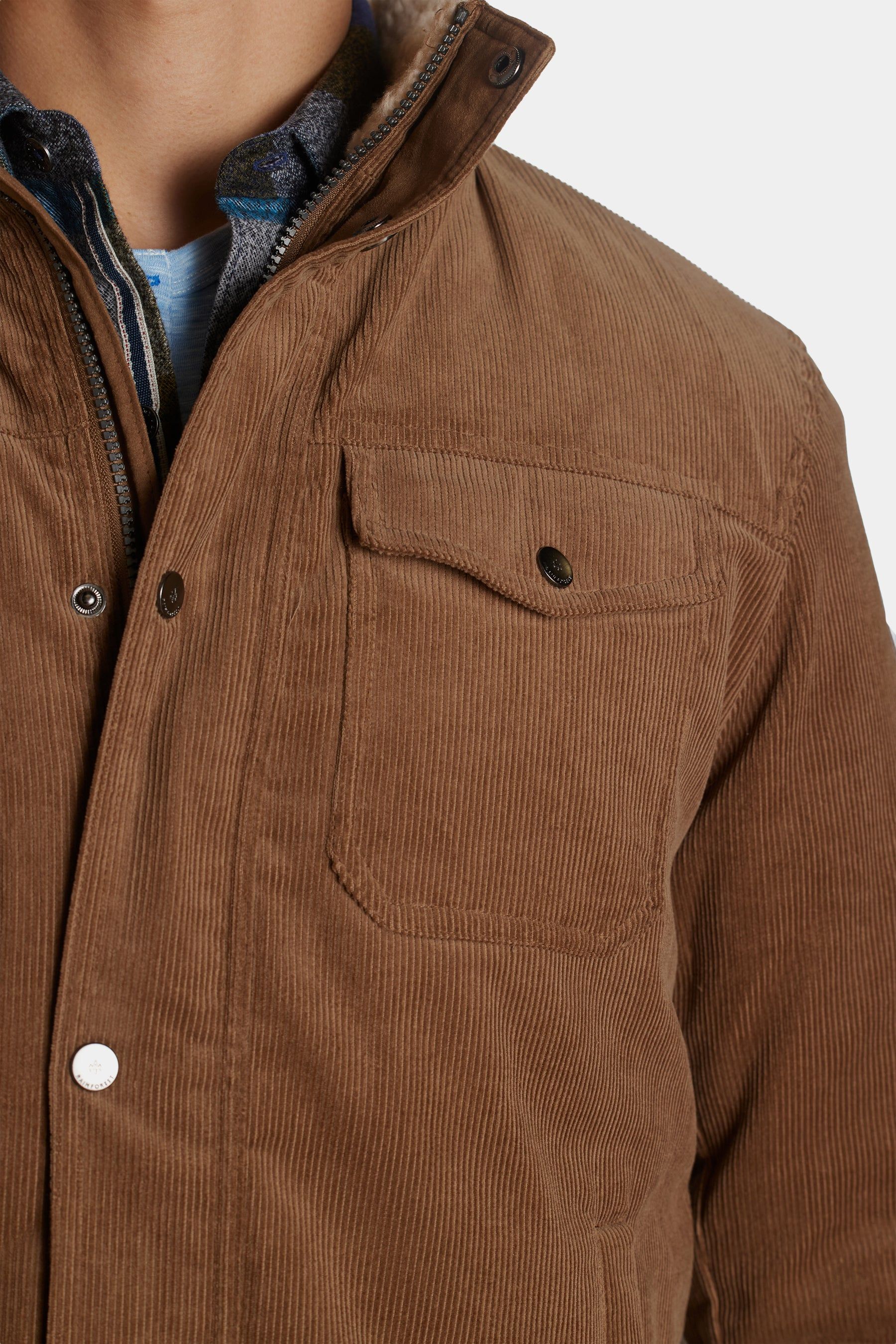 Corduroy Sherpa Lined Trucker Jacket sold by Lord & Taylor product image thumbnail 7