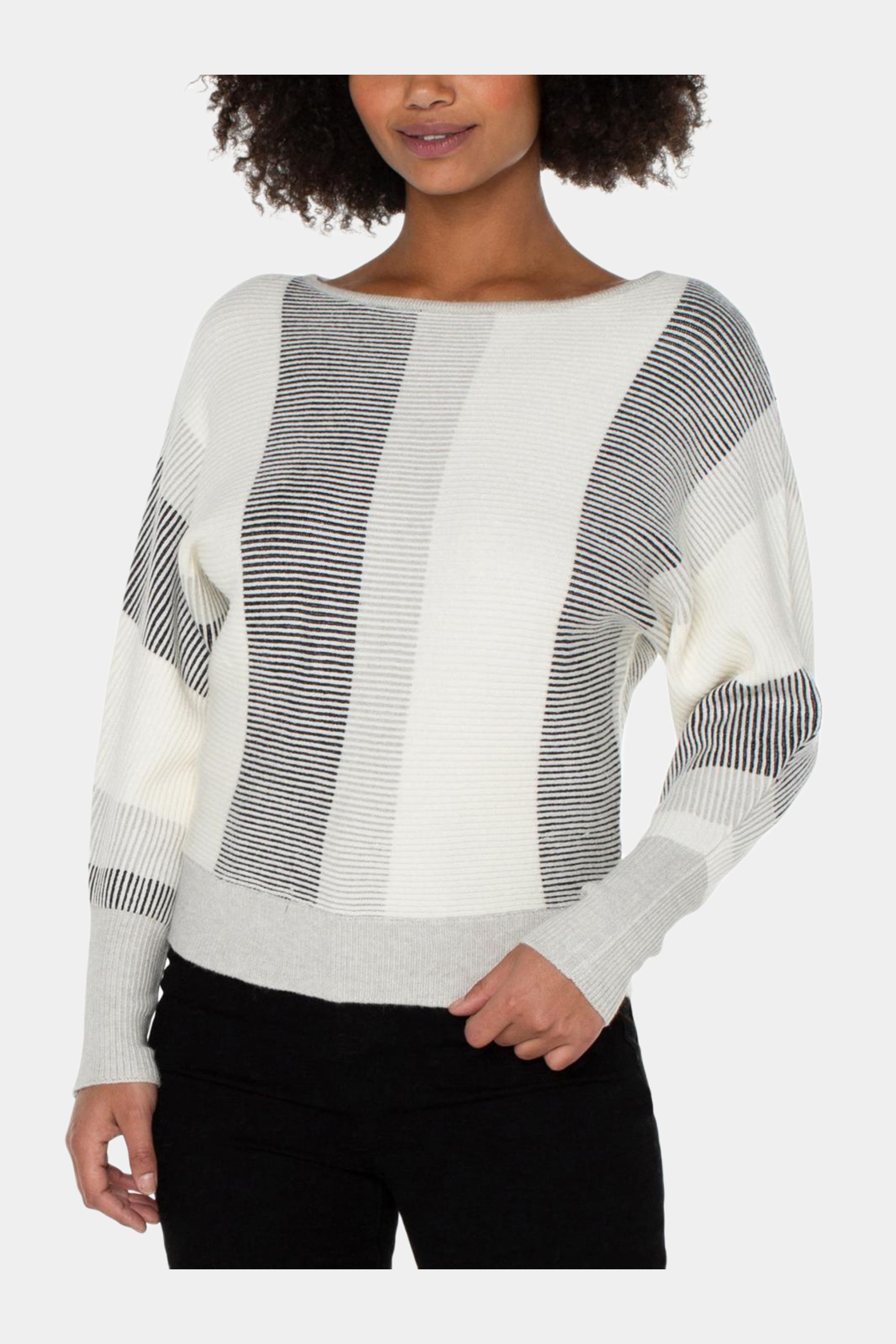Boat Neck Colorblock Sweater sold by Lord & Taylor product image thumbnail 3