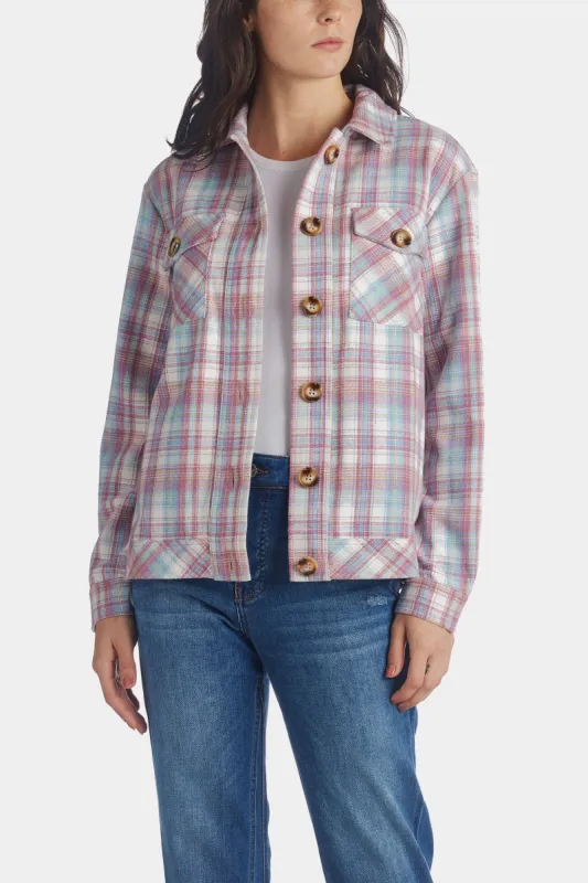 Magnolia Plaid Shirt Jacket sold by Lord & Taylor