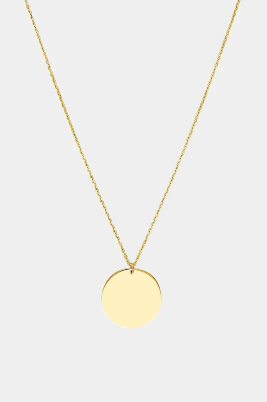 Engravable Disc Pendant Necklace sold by Lord & Taylor