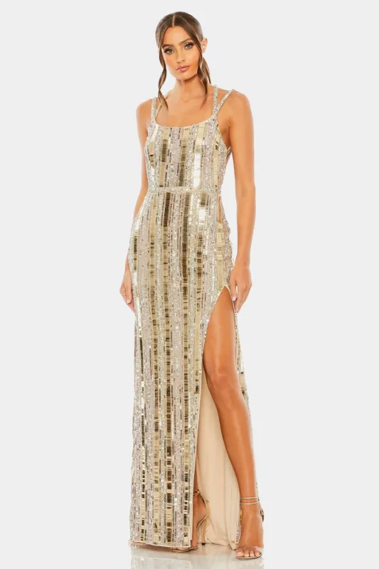 Halter Neck Embellished Detailed Back Gown sold by Lord & Taylor
