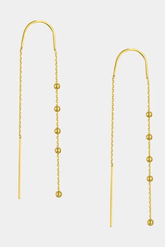 Bead Accent Threader Earrings sold by Lord & Taylor