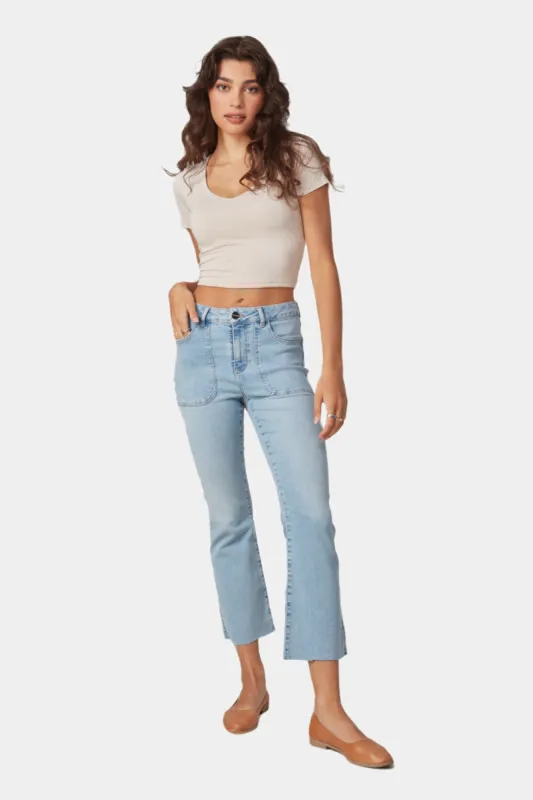 High Rise Bootcut Jeans sold by Lord & Taylor