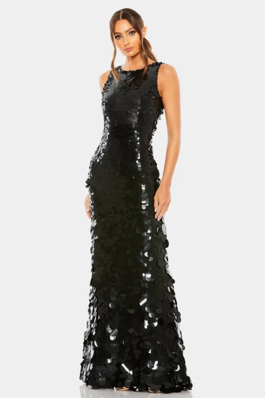 Sleeveless Disc Sequin Gown sold by Lord & Taylor