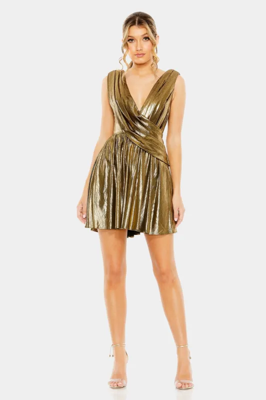 Sleeveless Cowl Detail a Line Mini Dress sold by Lord & Taylor