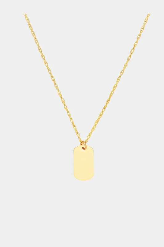 So You Mini Dog Tag Adjustable Necklace sold by Lord & Taylor