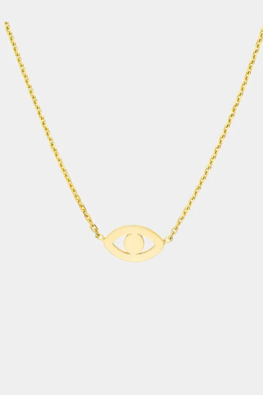 Mini Evil Eye Cutout Adjustable Necklace sold by Lord & Taylor