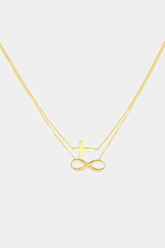 Duo E2W Infinitely Faithful Adjustable Necklace sold by Lord & Taylor