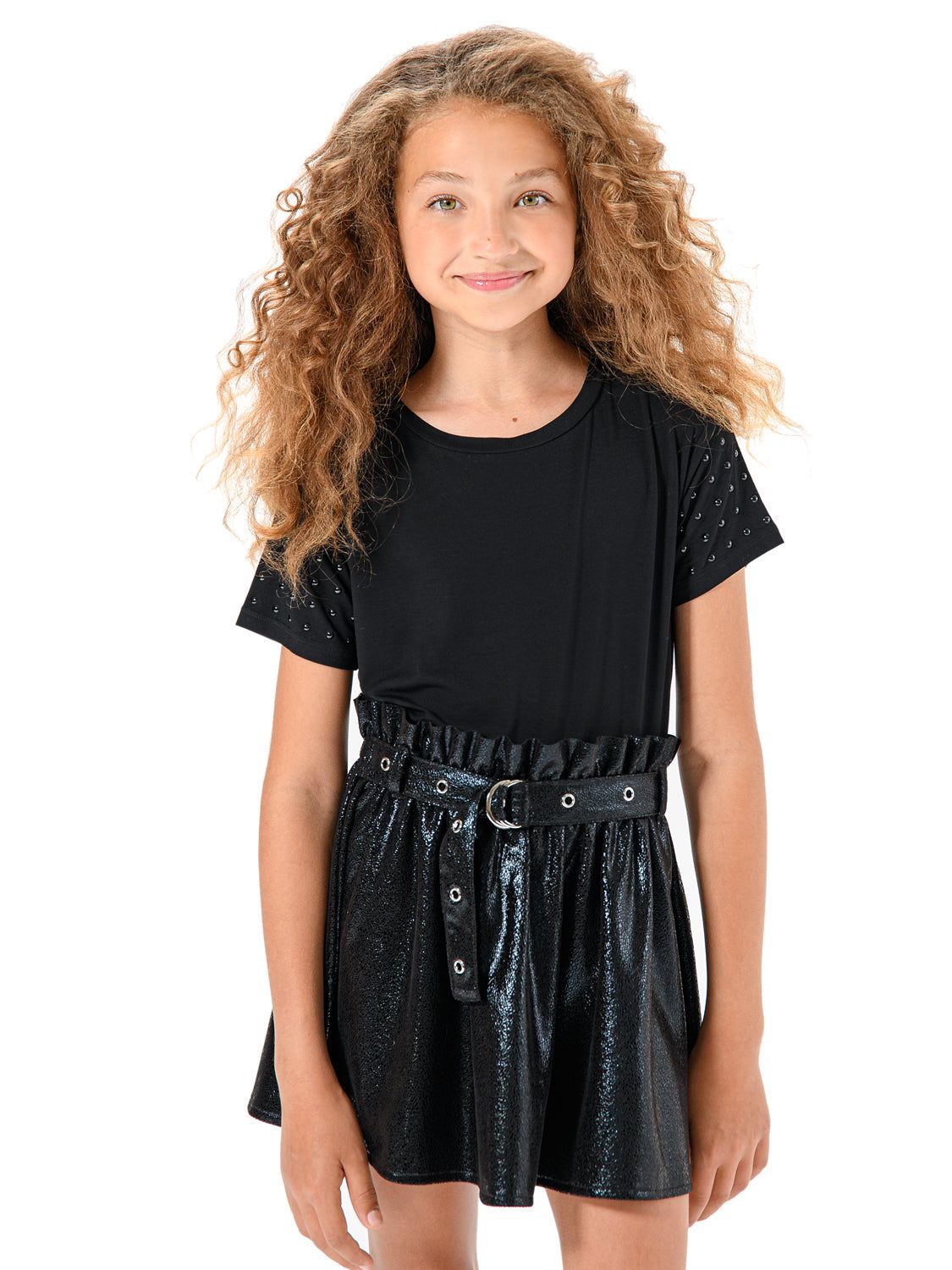 Girls Studded Tee sold by Lord & Taylor product image thumbnail 4