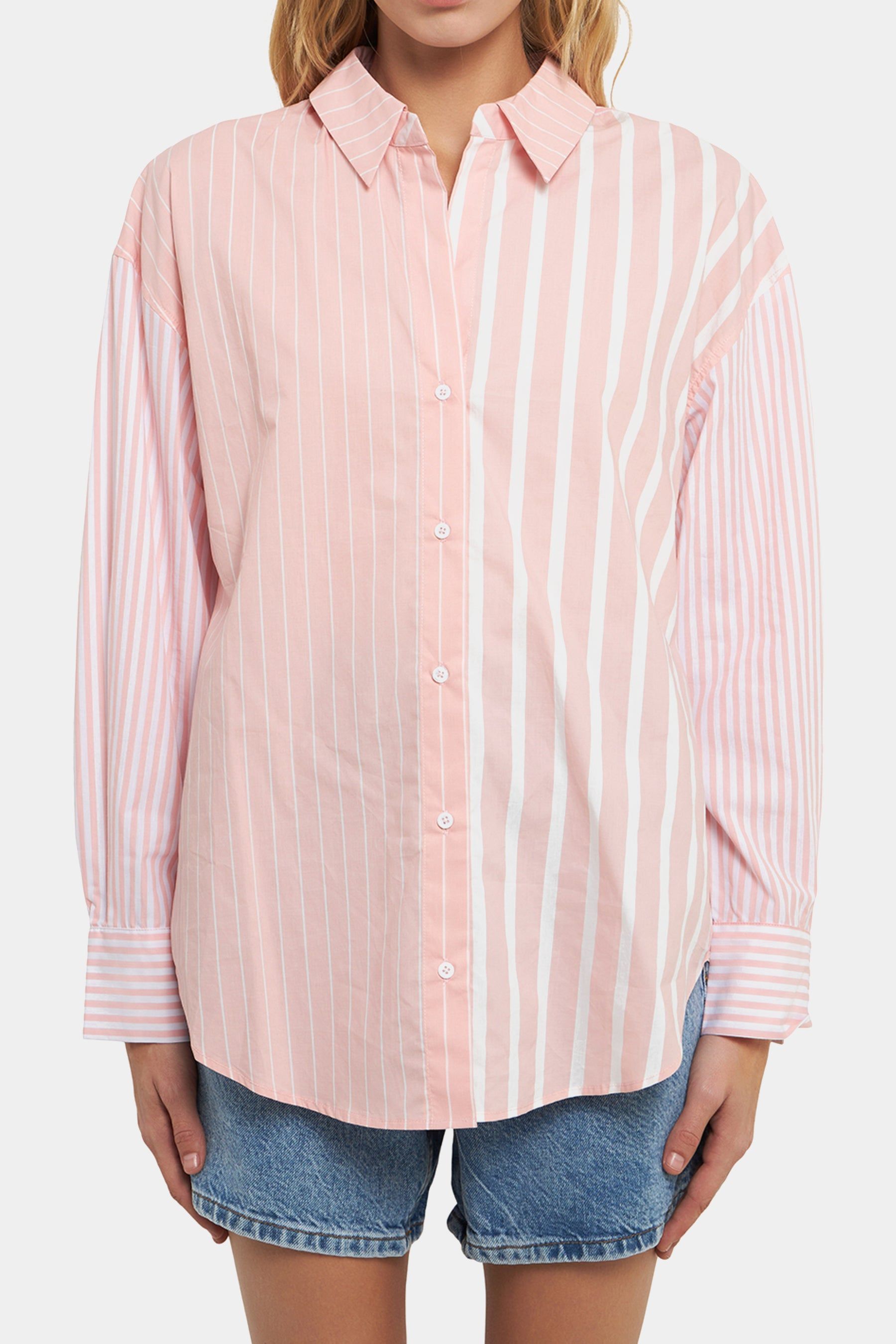 Mixed Stripe Shirt sold by Lord & Taylor product image thumbnail 4