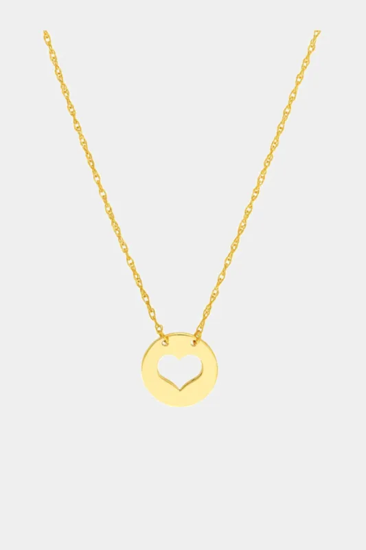 So You Cutout Heart Mini Disc Adjustable Necklace sold by Lord & Taylor