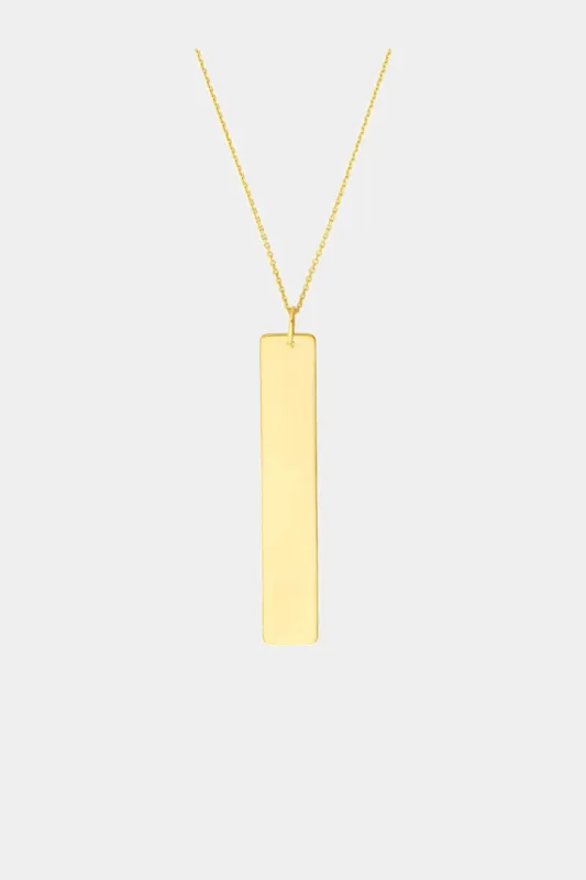 Vertical Engravable Bar Adjustable Necklace sold by Lord & Taylor