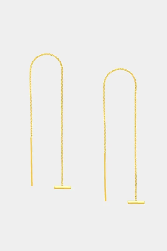 Staple Bar Threader Earrings sold by Lord & Taylor
