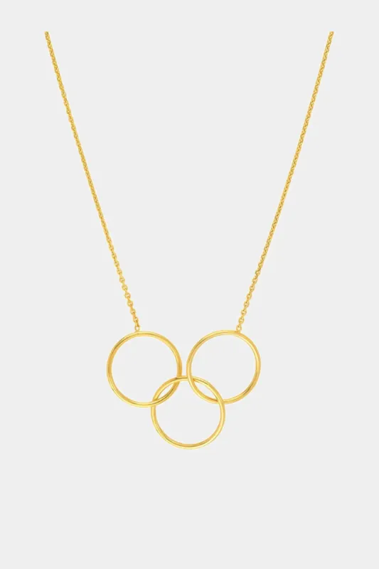 Interlocking Open Circles Necklace sold by Lord & Taylor