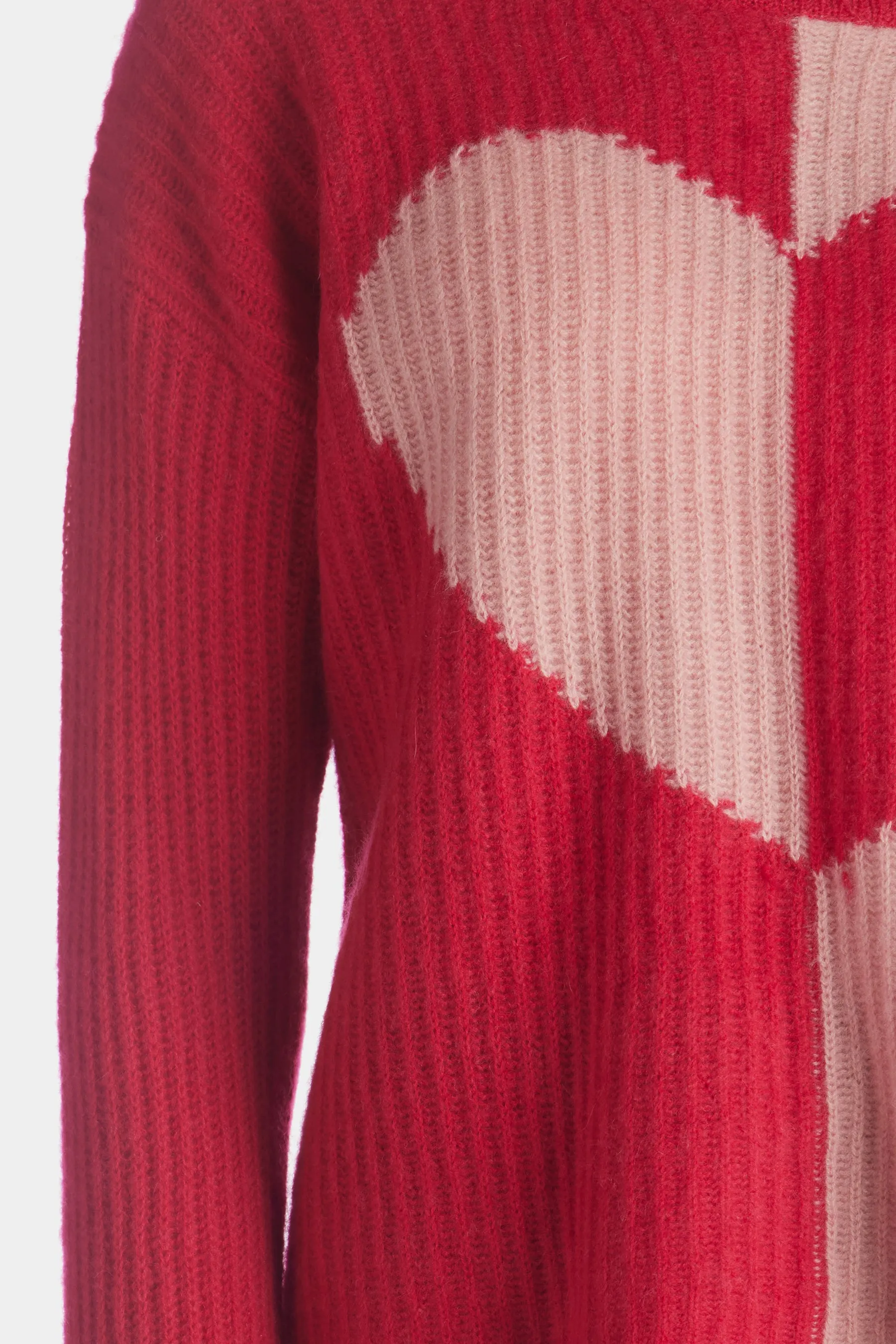 Two-Tone Cashmere Heart Sweater sold by Lord & Taylor product image thumbnail 2