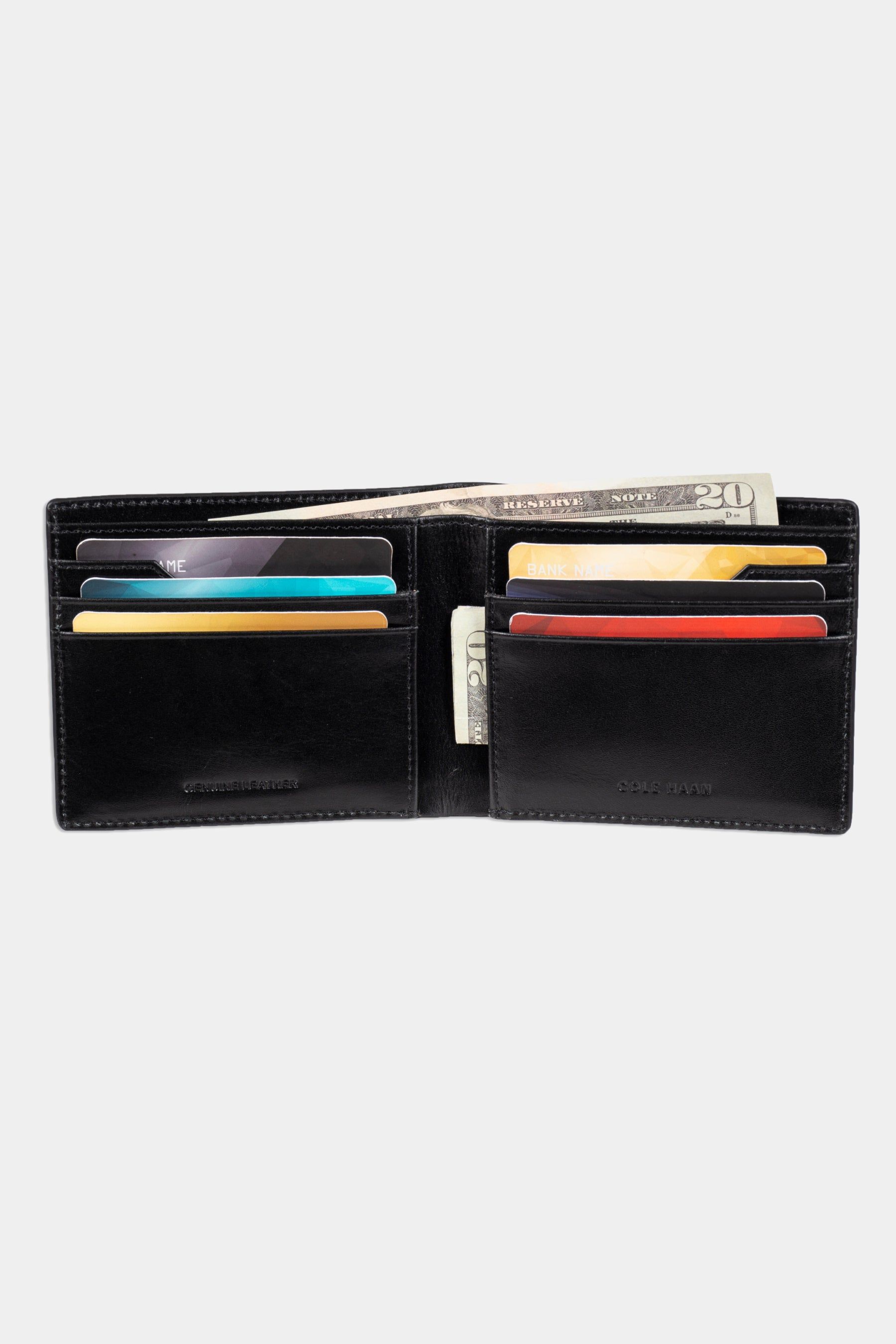 RFID Slim Leather Billfold Wallet sold by Lord & Taylor product image thumbnail 2