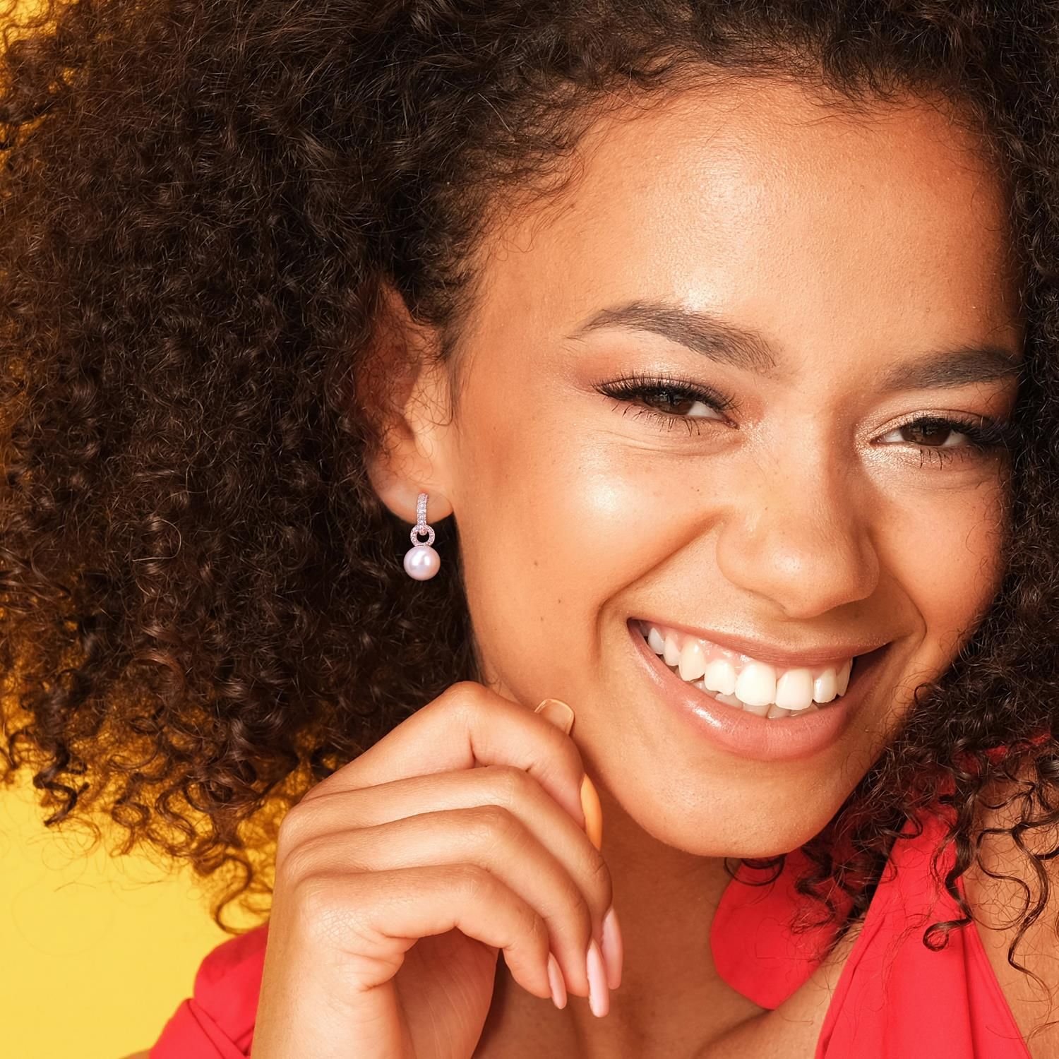 Cultured Freshwater Pearl and White Topaz Earrings sold by Lord & Taylor product image thumbnail 4