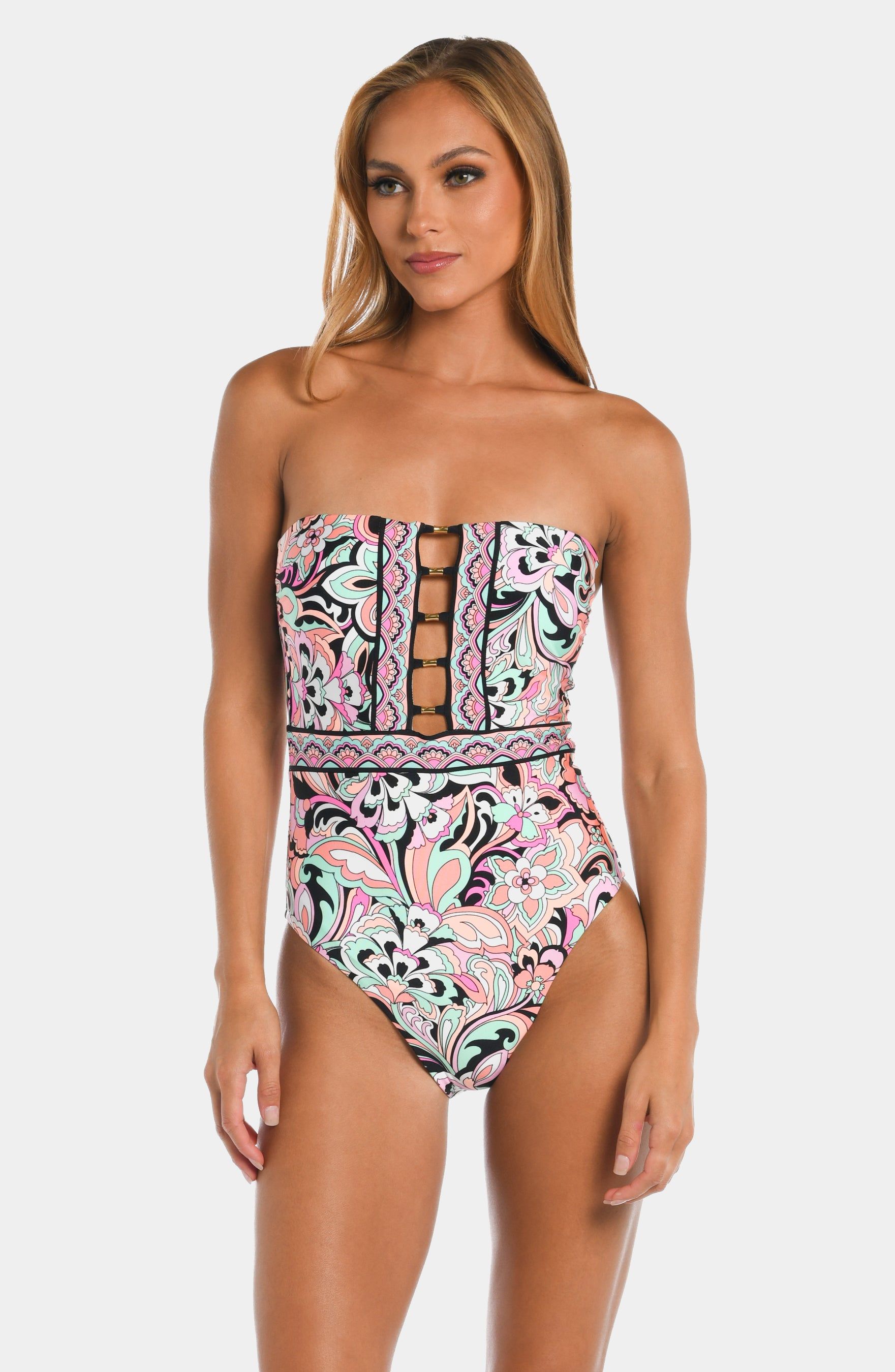 Paisley Bandeau One Piece sold by Lord & Taylor product image thumbnail 3