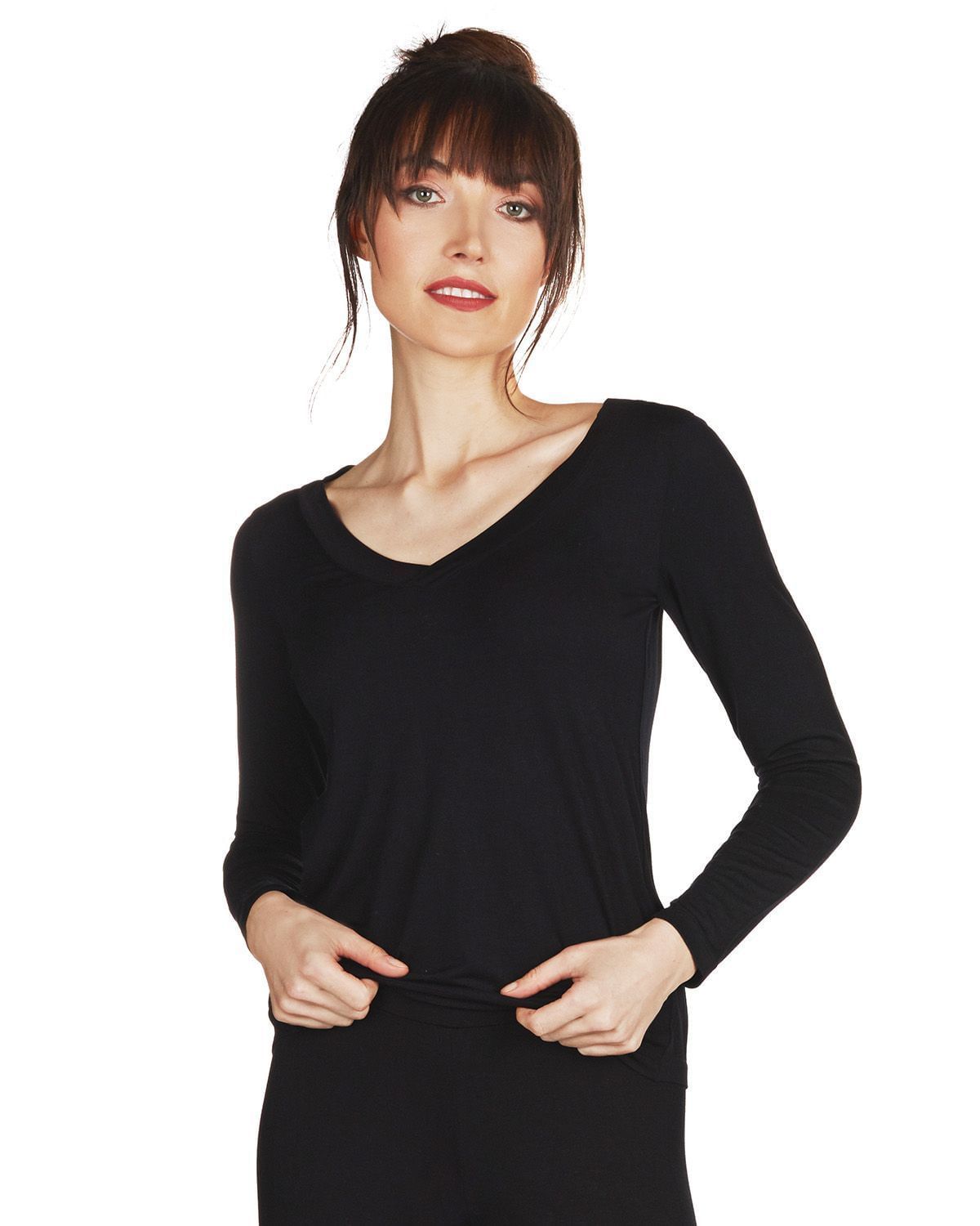 Bamboo Relaxed Long Sleeve Top sold by Lord & Taylor product image thumbnail 2