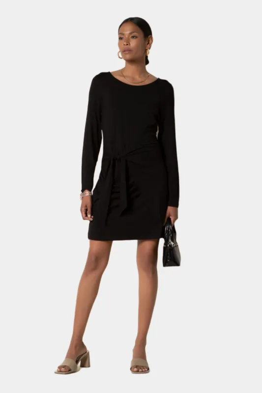 Long Sleeve Front Knot Mini Dress sold by Lord & Taylor