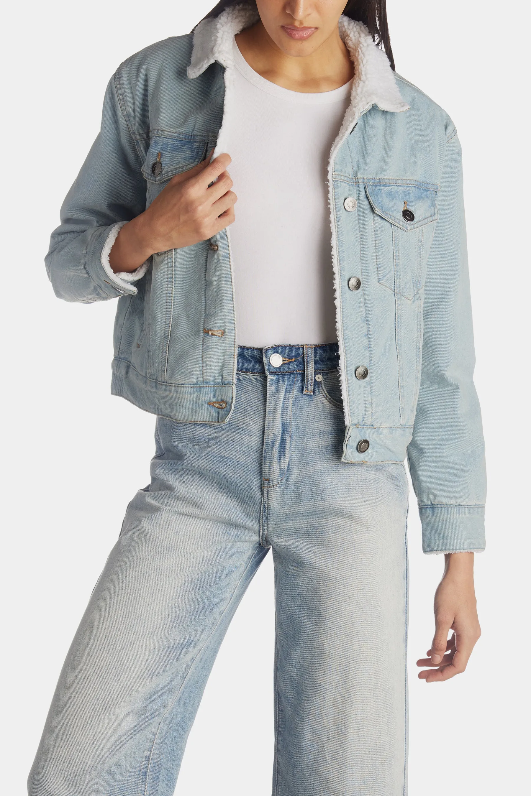 Denim Trucker Jacket sold by Lord & Taylor