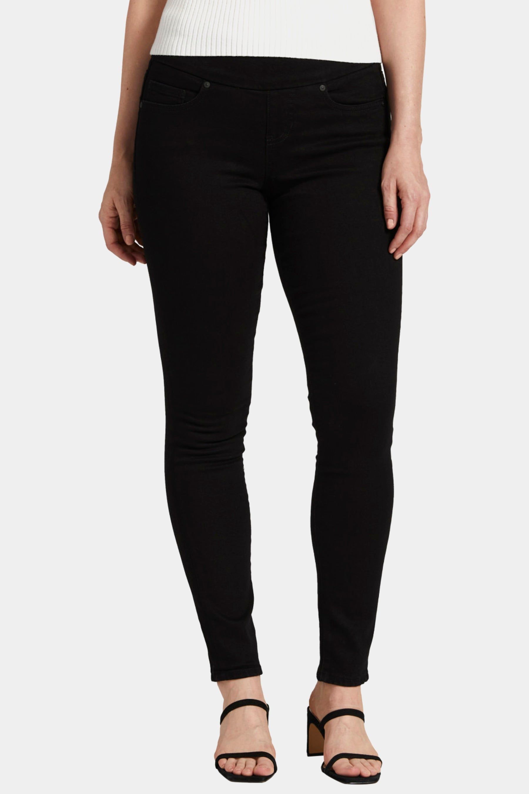 Nora Mid Rise Skinny Pull-On Jeans sold by Lord & Taylor