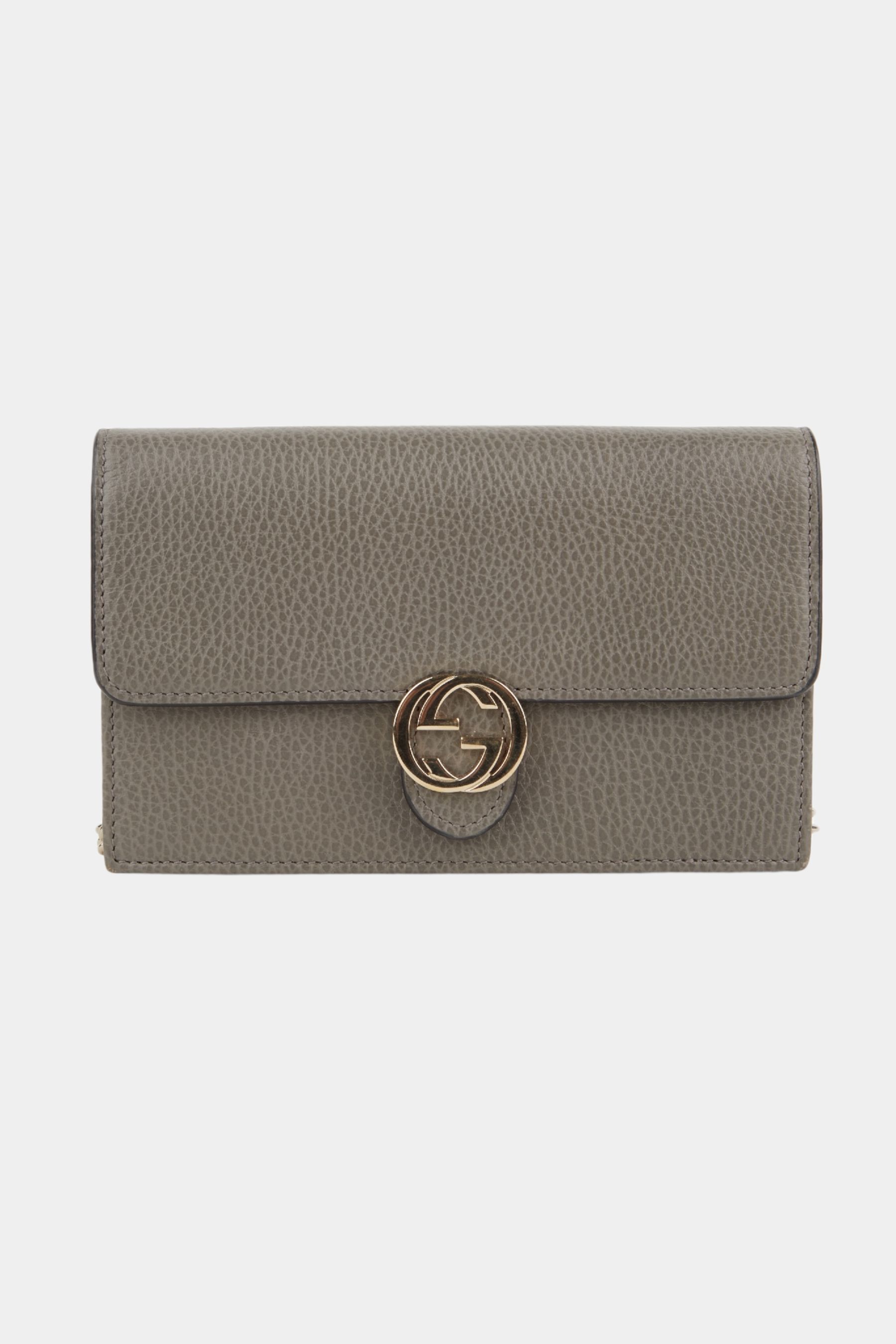 Interlocking Gg Chain Wallet sold by Lord & Taylor