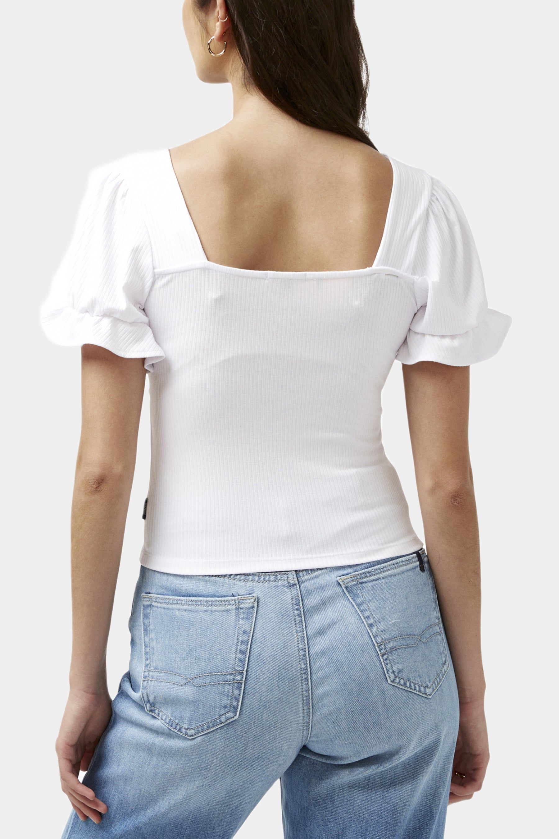 Amari Flutter Sleeve T-Shirt sold by Lord & Taylor product image thumbnail 4