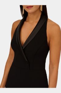 Tuxedo Crepe Jumpsuit sold by Lord & Taylor