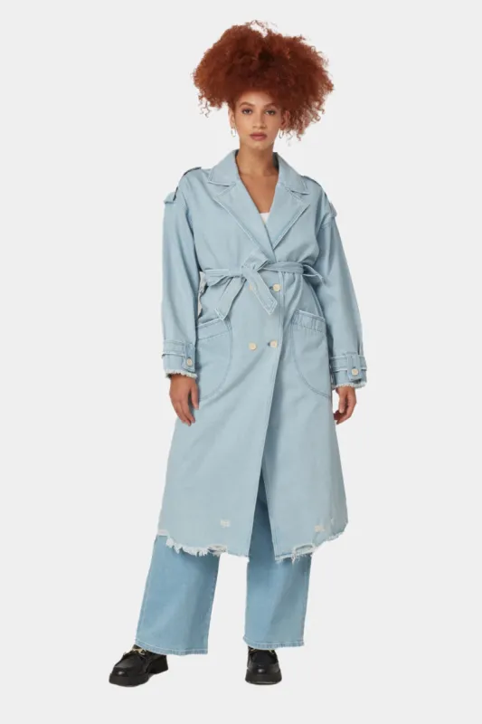 Tie Detail Trench Coat sold by Lord & Taylor