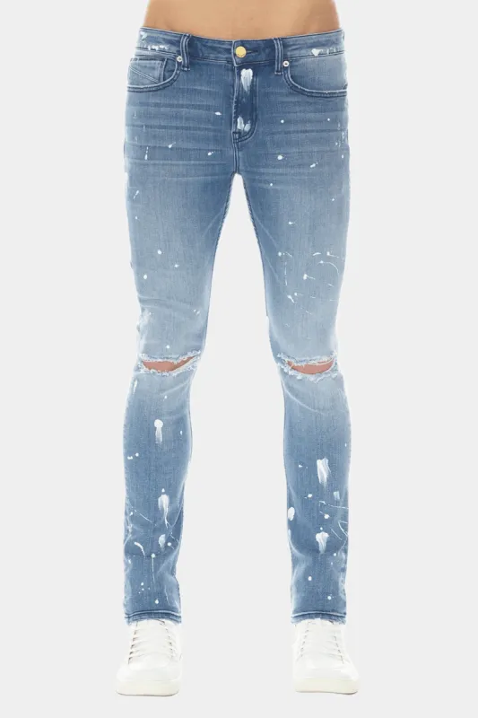 Strat Super Skinny Fit Belt Jeans sold by Lord & Taylor