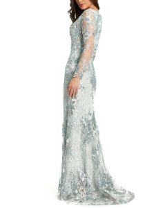 Long Sleeve Column Gown sold by Lord & Taylor