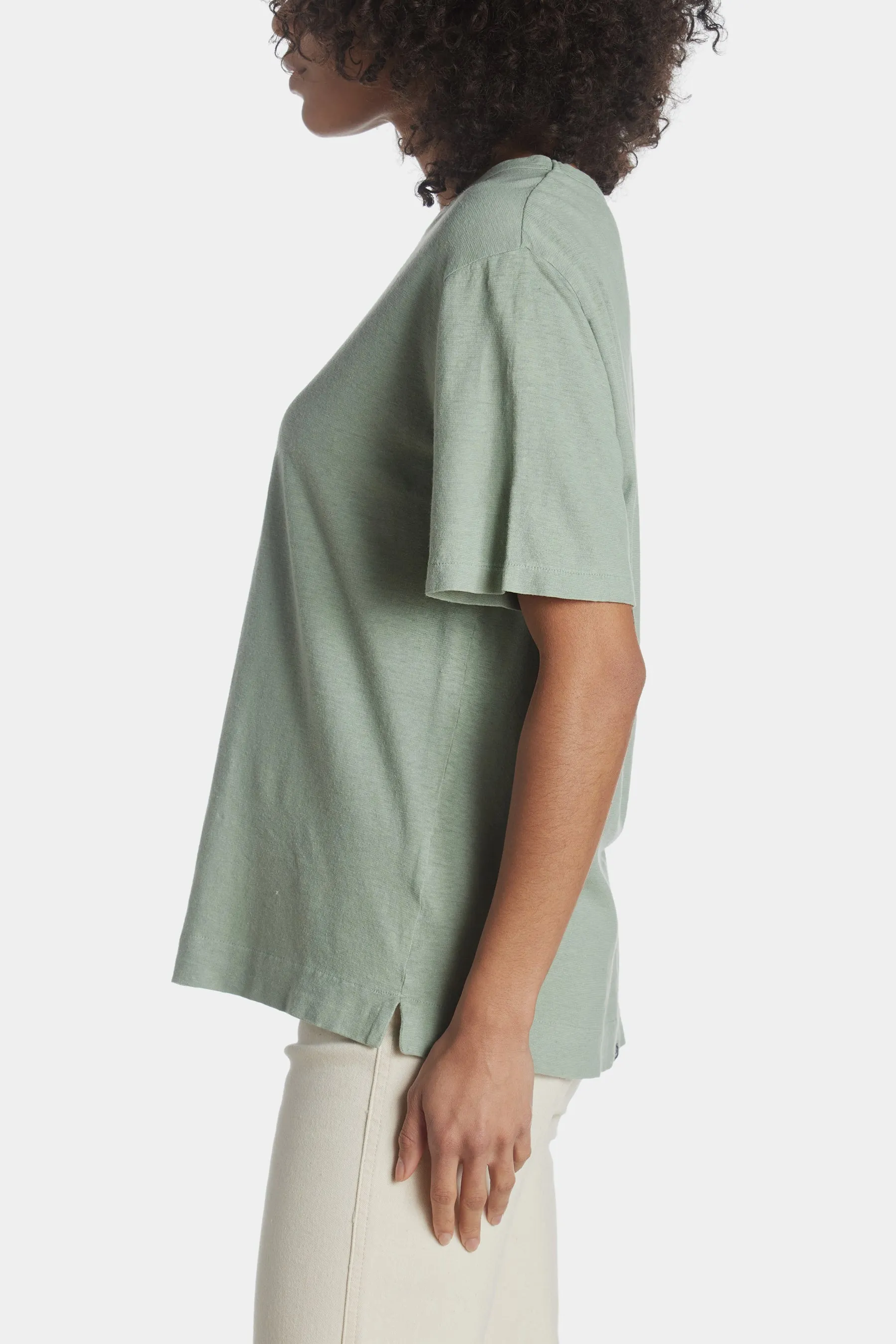 Enlightenment Embro Hemp Box Fit Tee sold by Lord & Taylor product image thumbnail 4