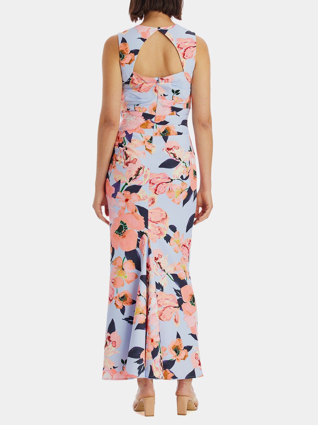 Printed Crepe Gown sold by Lord & Taylor product image thumbnail 5