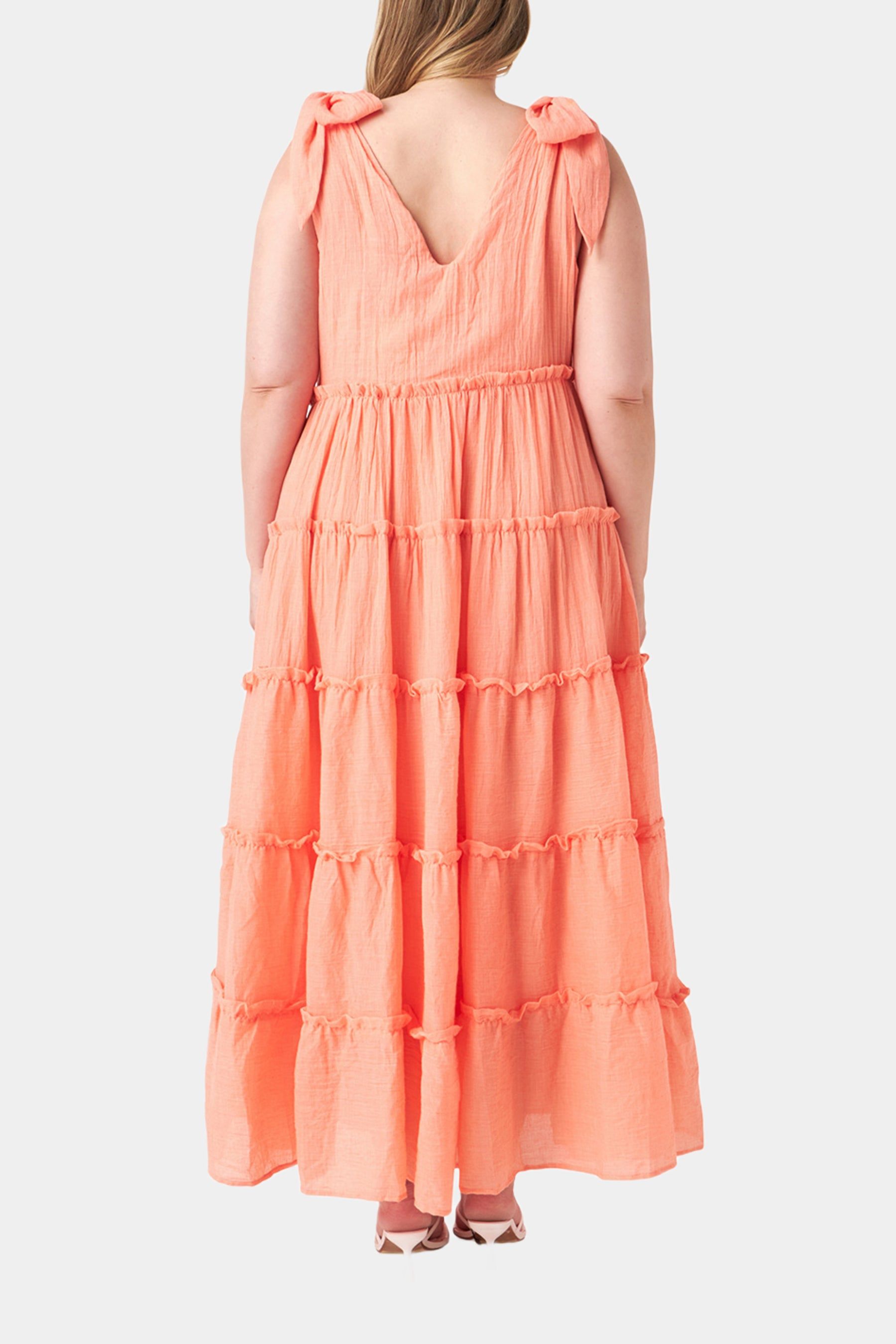 Tiered Maxi Dress sold by Lord & Taylor product image thumbnail 5