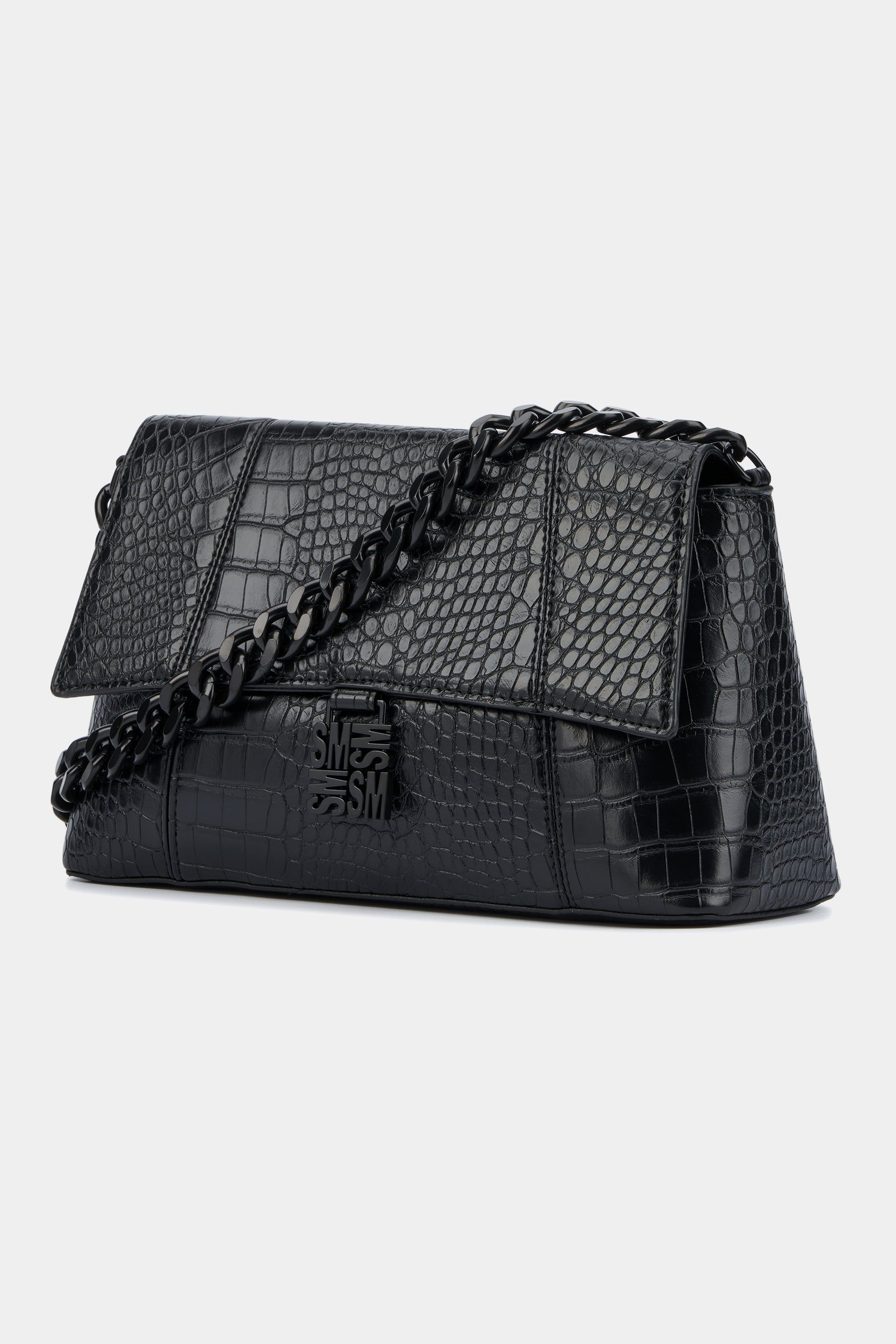 ALESSA CROC CHAIN SHOULDER BAG sold by Lord & Taylor
