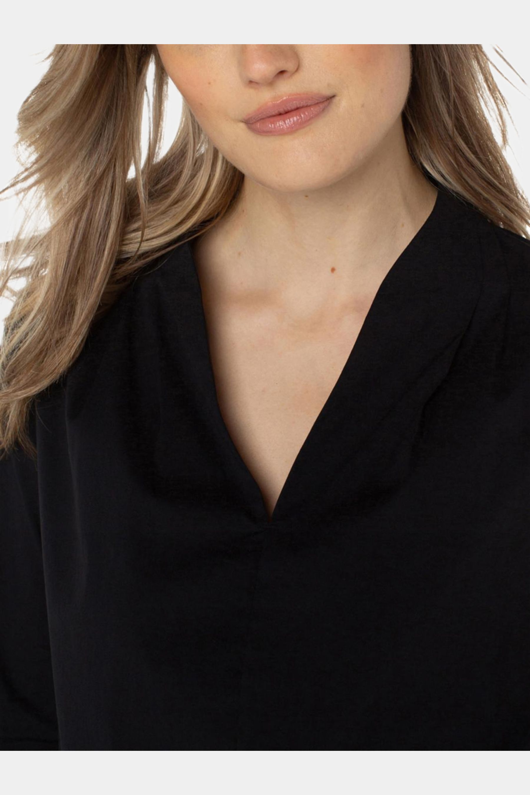 Poplin Pleated Woven Top sold by Lord & Taylor product image thumbnail 6