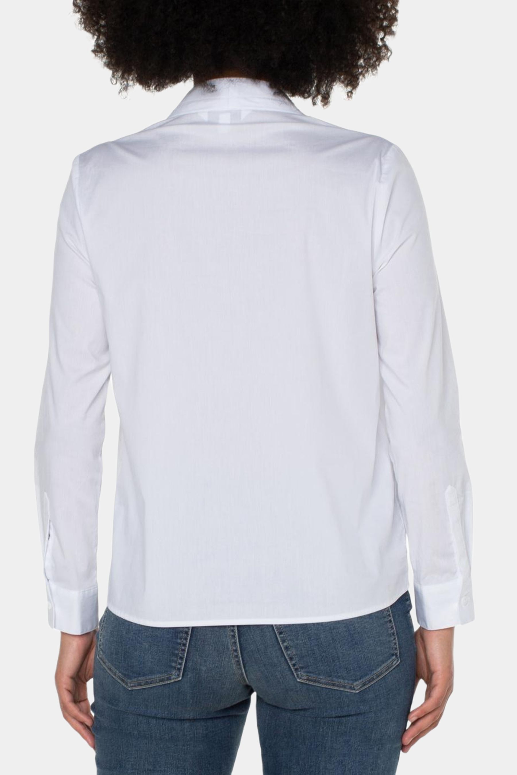 Poplin Pleated Woven Top sold by Lord & Taylor product image thumbnail 7