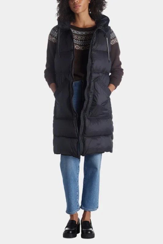 Kerr Long Puffer Vest made by Andrew Marc