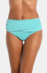Island Goddess Mid Waist Bikini Bottom sold by Lord & Taylor