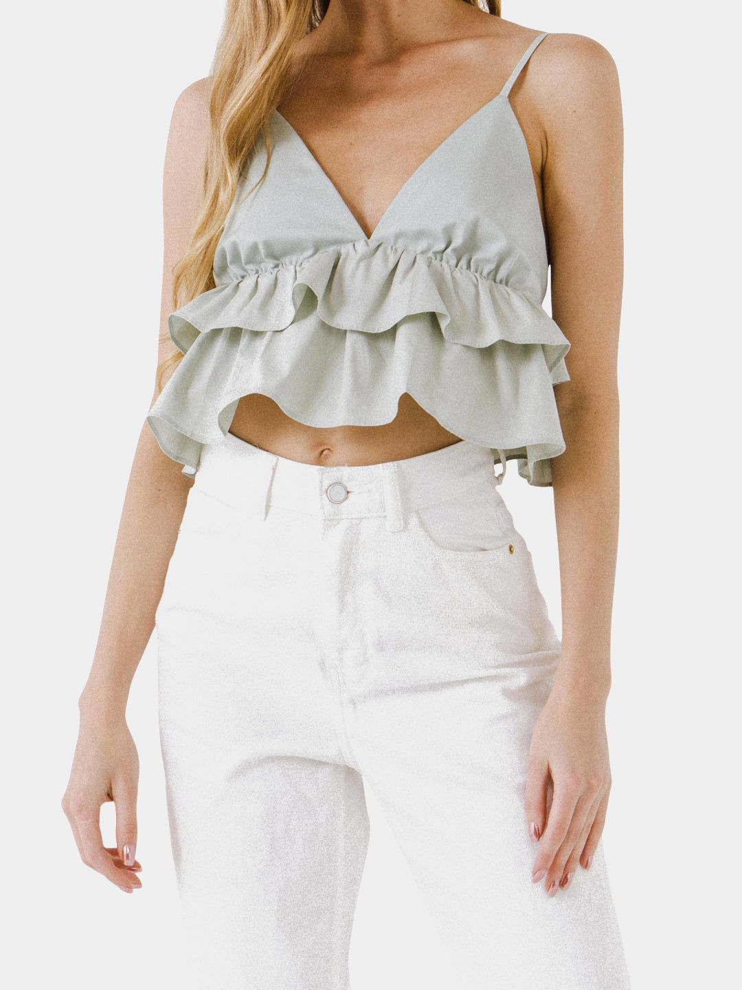 Mixed Media Cami Top sold by Lord & Taylor