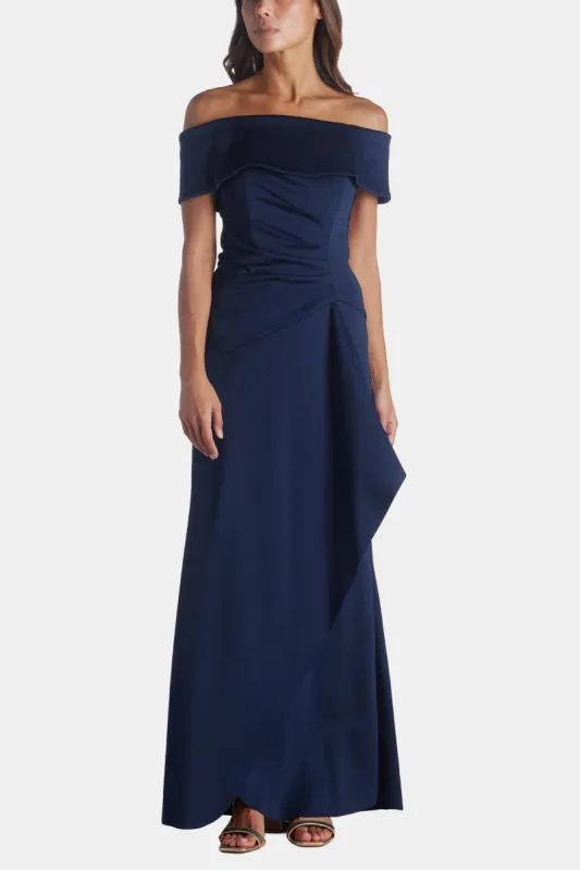 Long Scuba Off The Shoulder Dress sold by Lord & Taylor