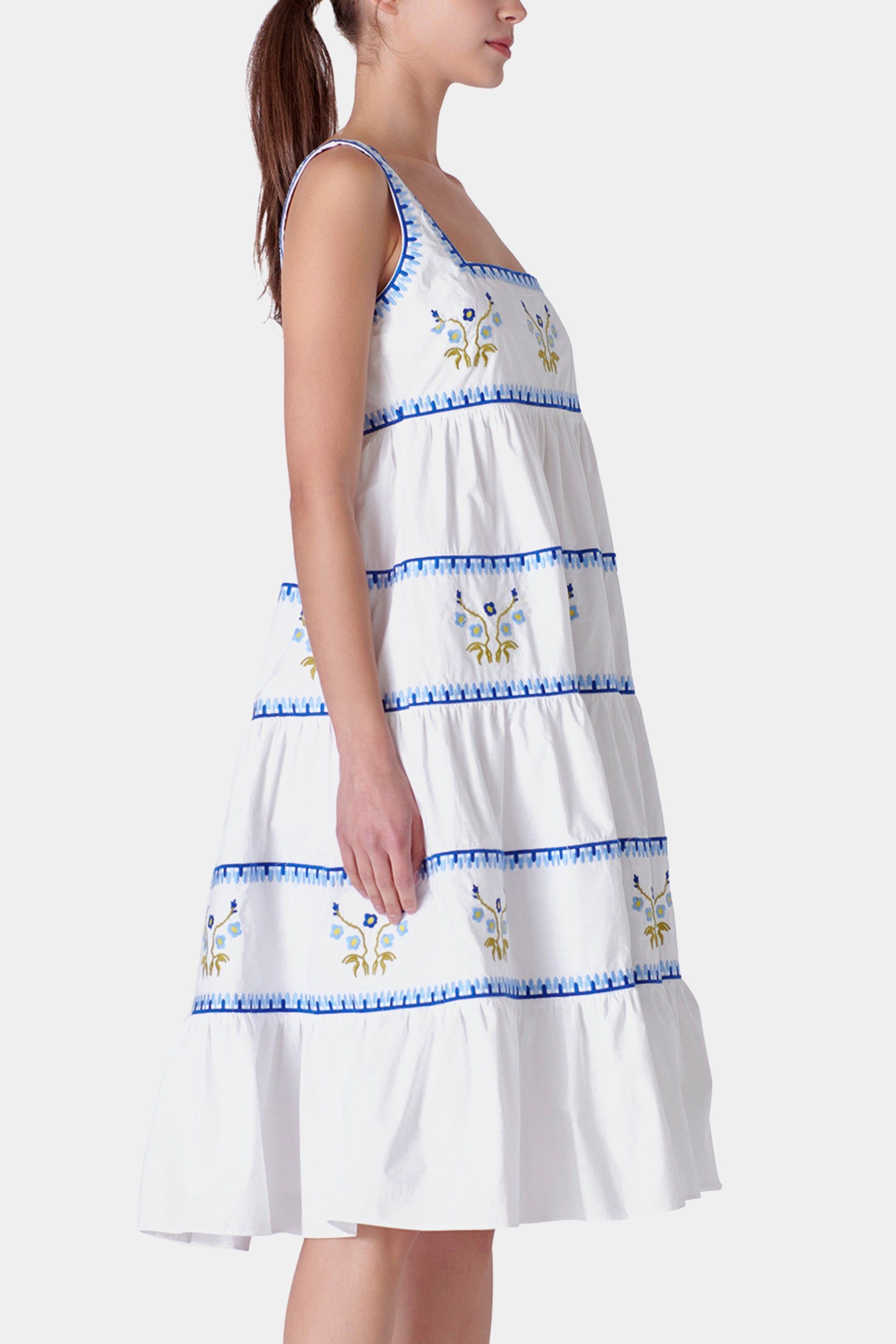 Embroidered Midi Dress sold by Lord & Taylor product image thumbnail 3