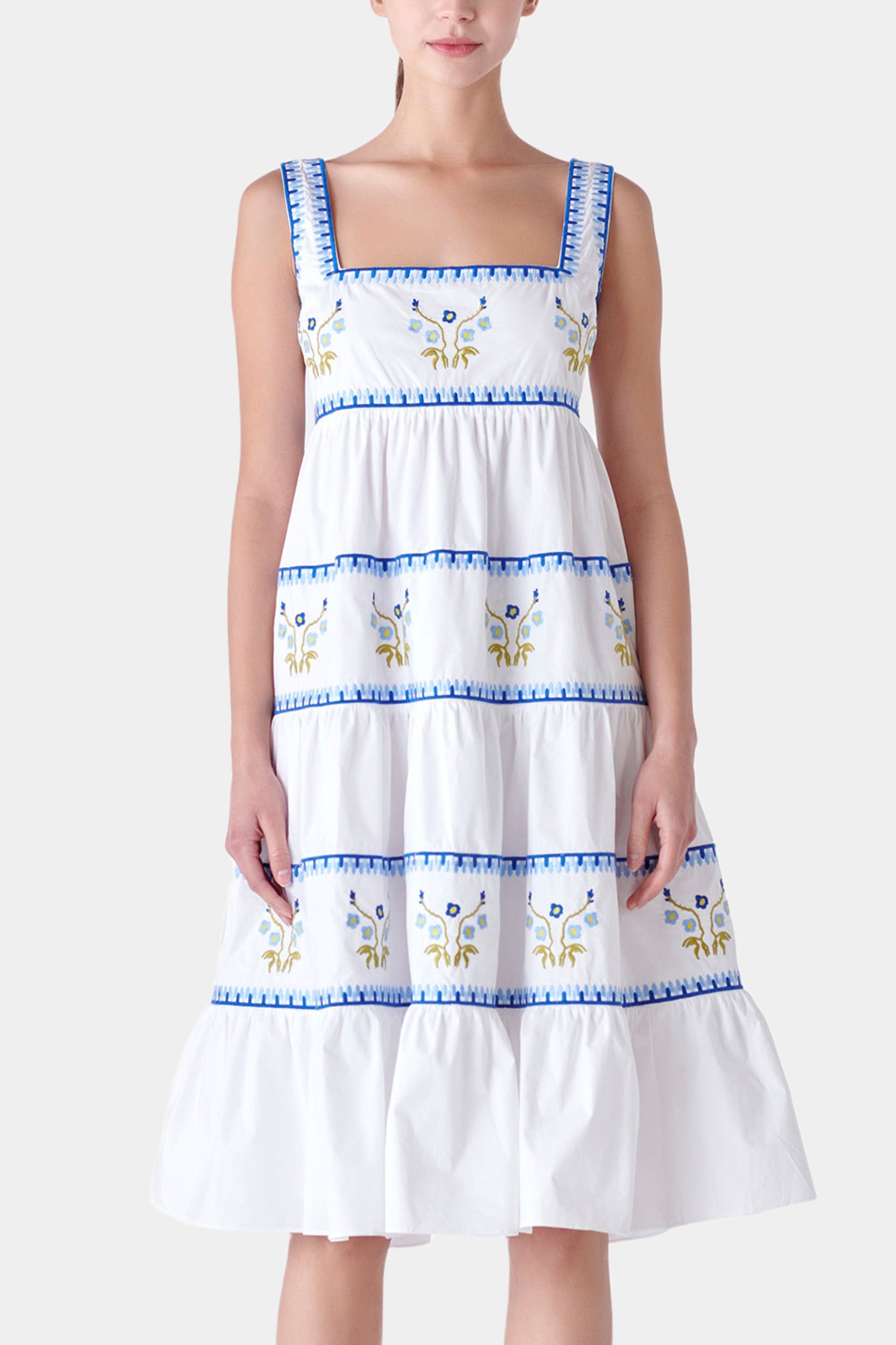 Embroidered Midi Dress sold by Lord & Taylor