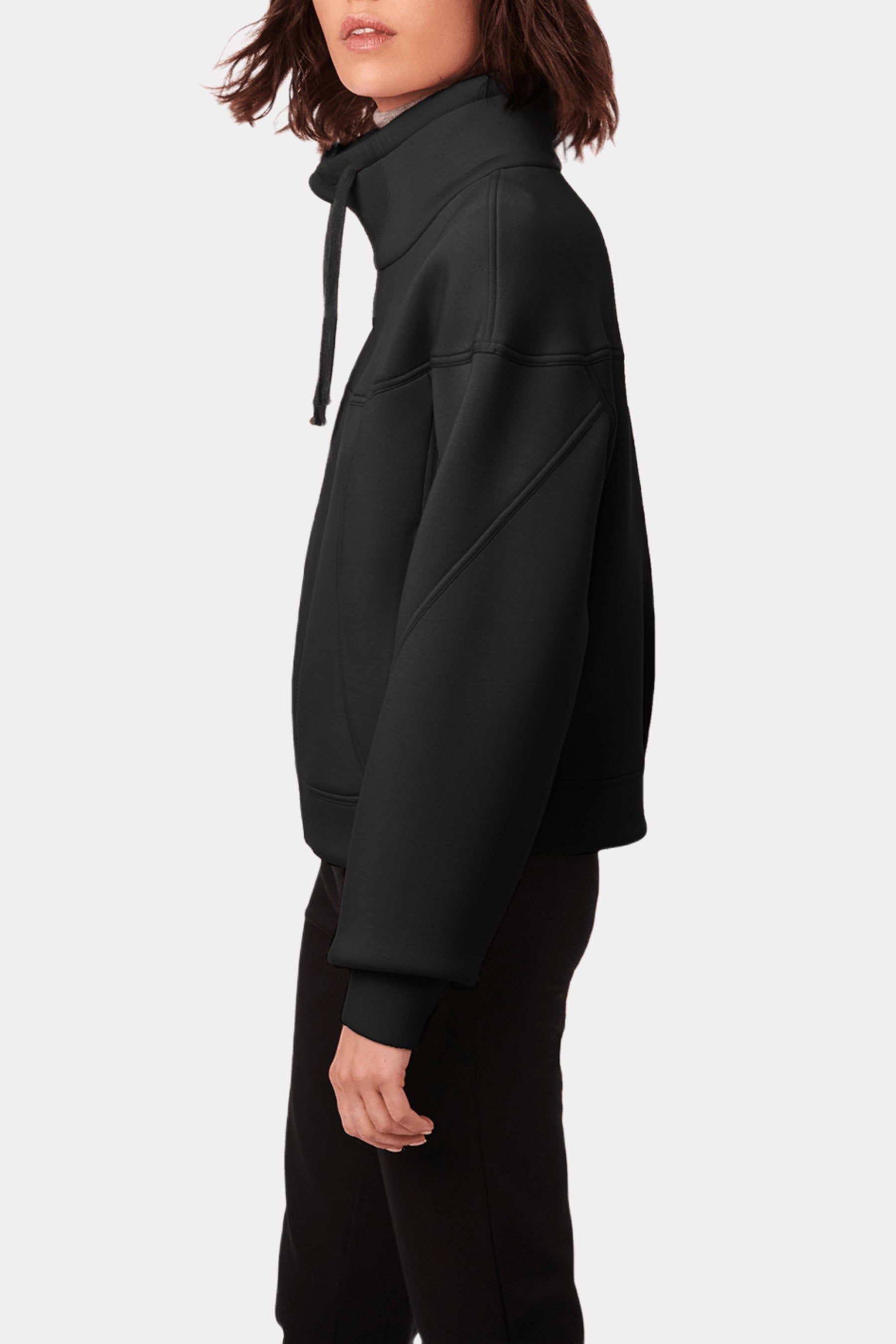 Hooded Knit Neoprene Jacket sold by Lord & Taylor product image thumbnail 15