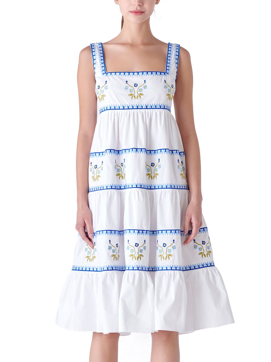Embroidered Midi Dress sold by Lord & Taylor product image thumbnail 6