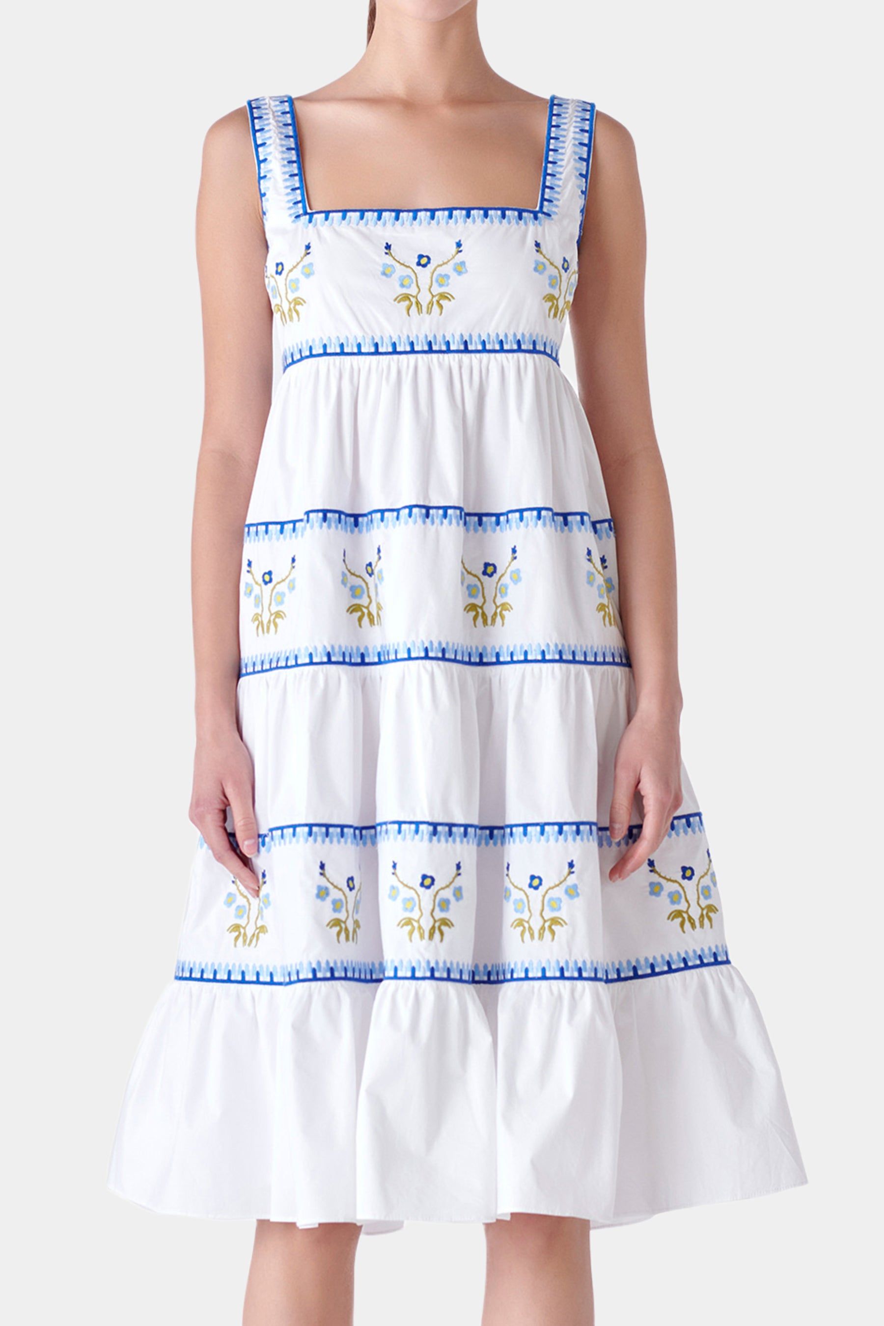 Embroidered Midi Dress sold by Lord & Taylor product image thumbnail 5